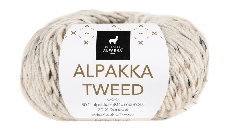 113 Alpakka Tweed Natur